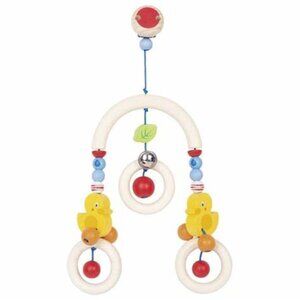 NWT Heimess Wooden Toys Mini Duck Mobile